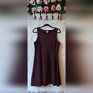 Jolie Cranberry Dream Knit Skater Dress